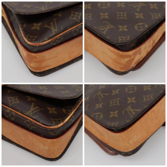 LOUIS VUITTON Monogram Cartouchiere GM Shoulder Bag M51252 LV Auth BA4214 - Picture 14 of 16